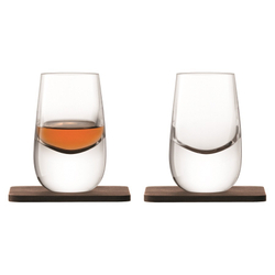 Набор стопок на подставках whisky, 80 мл, 2 шт.