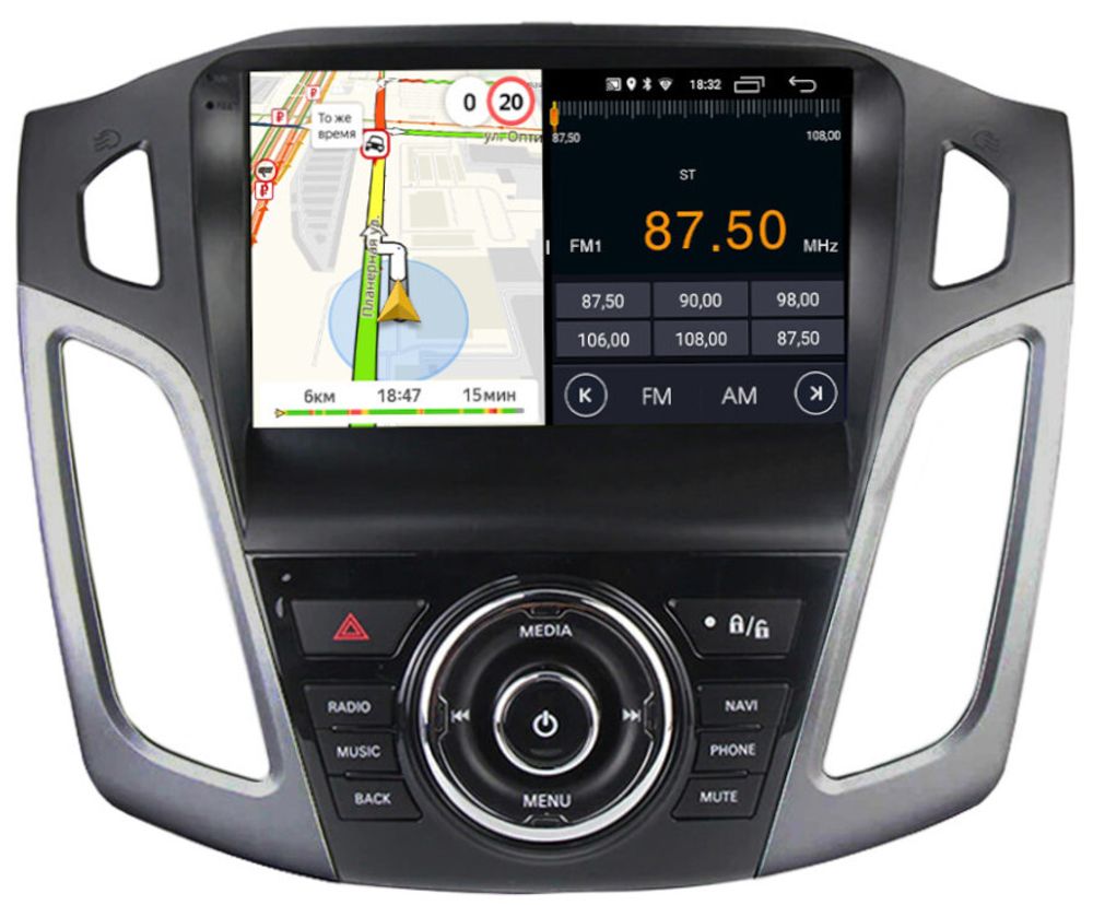 Магнитола для Ford Focus 3 2011-2019+ - Parafar PF155LUX1FHD на Android 13, CarPlay, 4G SIM-слот