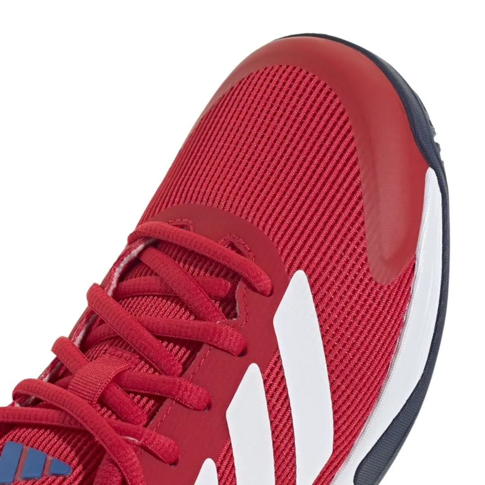 Детские теннисные кроссовки Adidas Ubersonic K - pure ruby/cloud white/dark blue