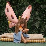 Шар (45''/114 см) Фигура 3D, Бабочка, Карнавальные крылья, Розовый, 1 шт.