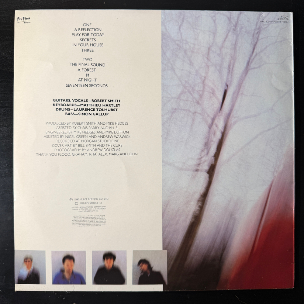 The Cure ‎– Seventeen Seconds (Германия 1980г.)