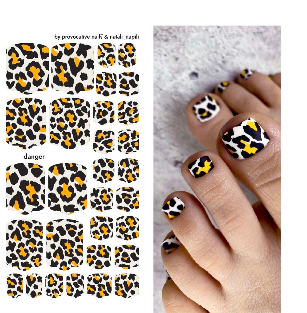 Плёнки для педикюра by provocative nails danger