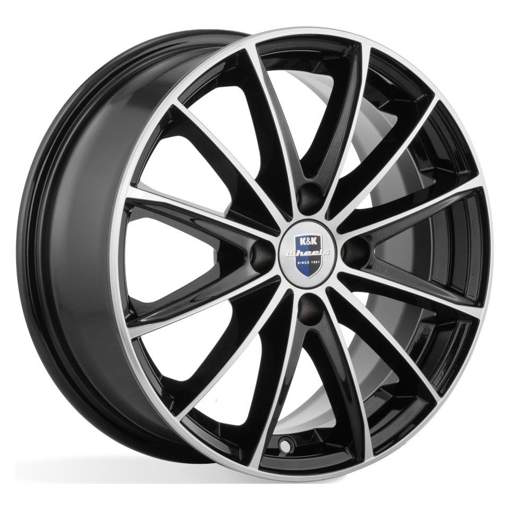 Диск Литой КиК Пойнт Бланк-оригинал (КС884) 6 x R15 4x100 D54.1 ET46 Алмаз черный SK