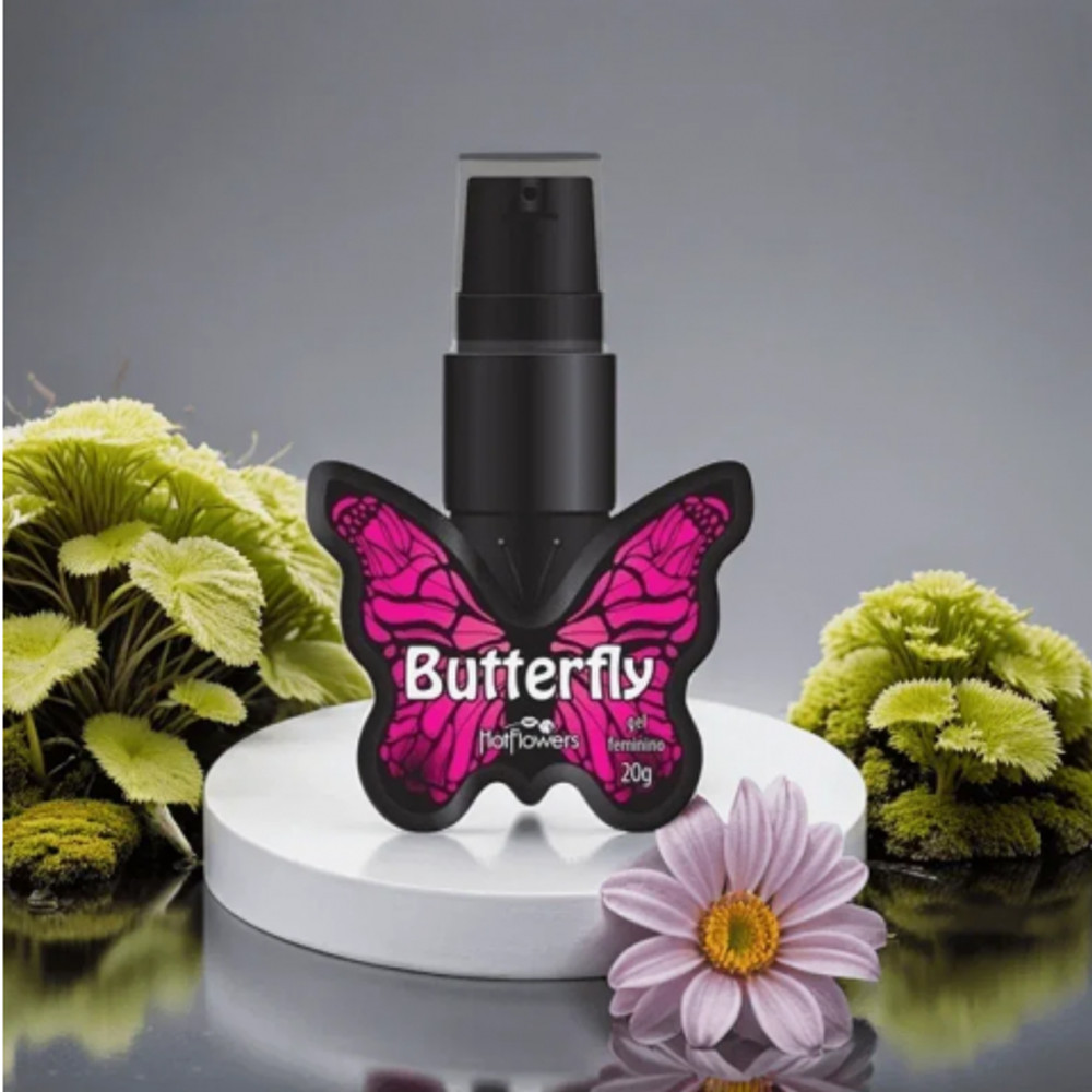 Возбуждающий клиторальный гель BUTTERFLY со вкусом вишни (20 мл.)