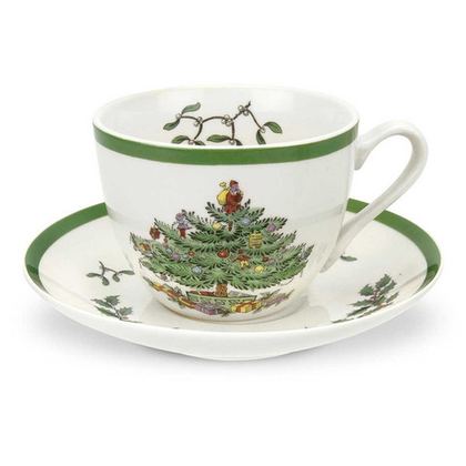 Чашка чайная с блюдцем Spode Рождественская ель 200 мл