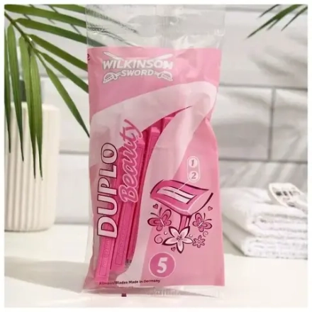 Wilkinson Schick Однораз. станок DUPLO Beauty Женский (5 шт.), для бритья