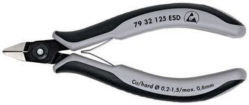 Прецизионные Бокорезы для электроники антистатические KNIPEX 79 32 125 ESD KN-7932125ESD