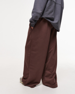 Baggy Trousers LOGO French Roast