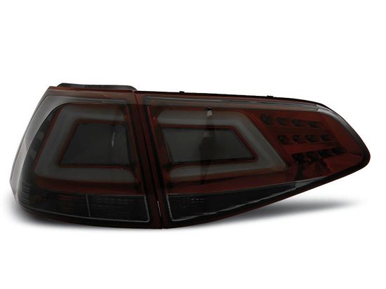Задние фонари smoke red led bar VW Golf MK7