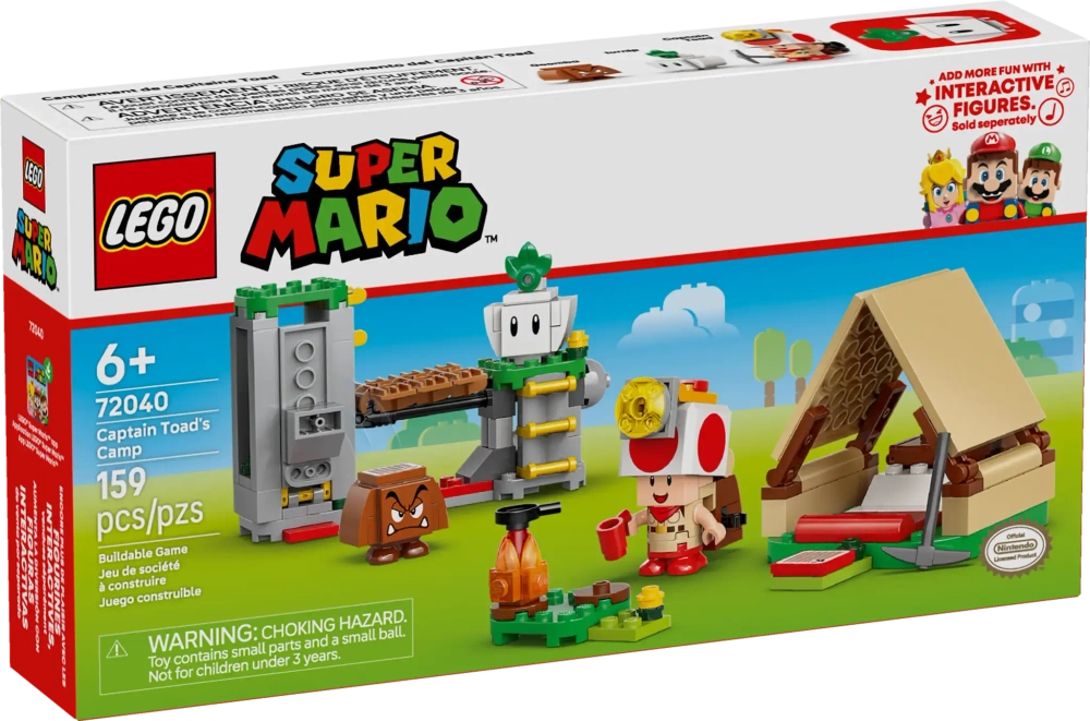 Конструктор LEGO Super Mario 72040 Лагерь капитана Тоуда