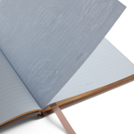 Smythson Блокнот Portobello Notebook in Panama, Black (бежевый)