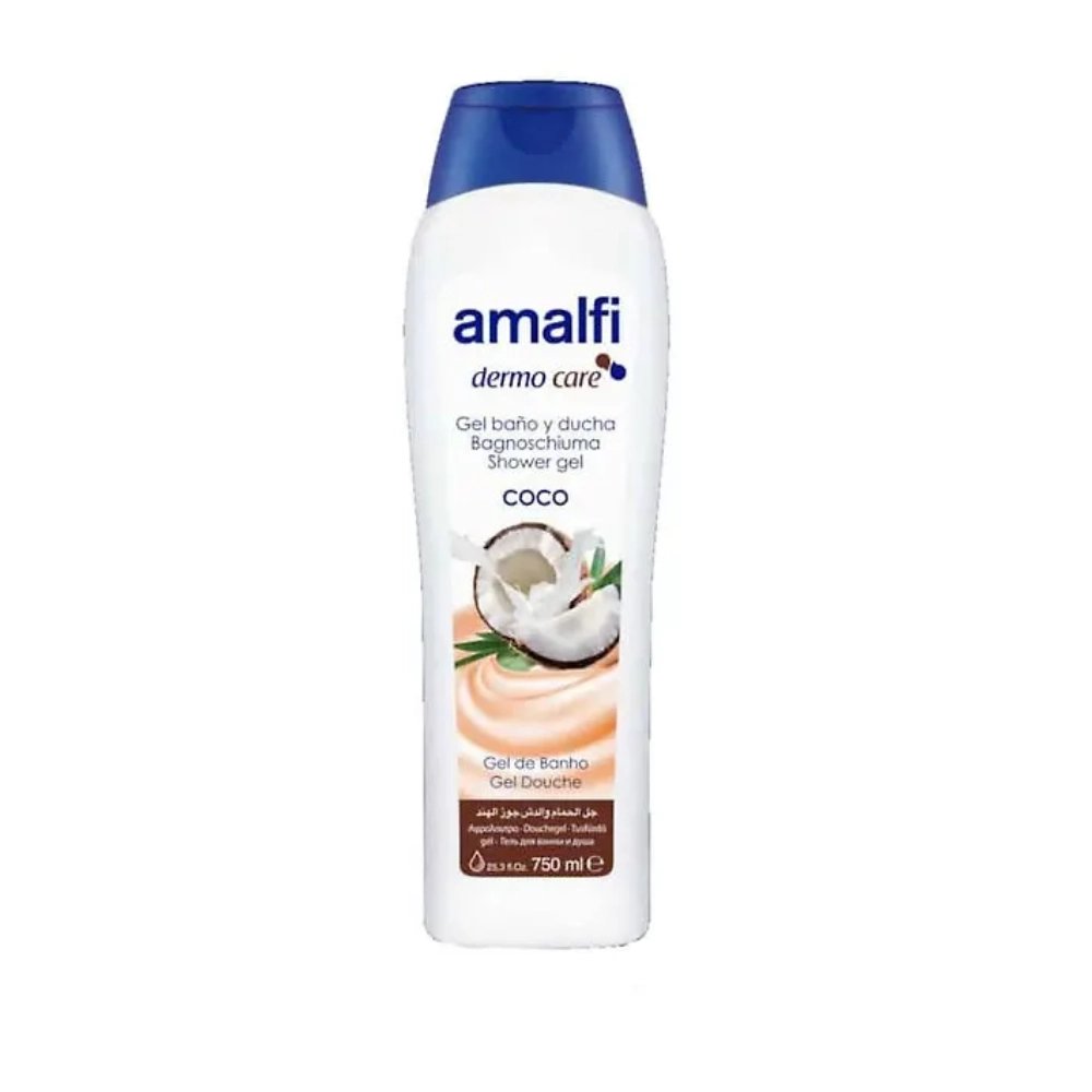 AMALFI Гель для душа Кокосовый "Cocunut milk" для всех типов кожи 750мл