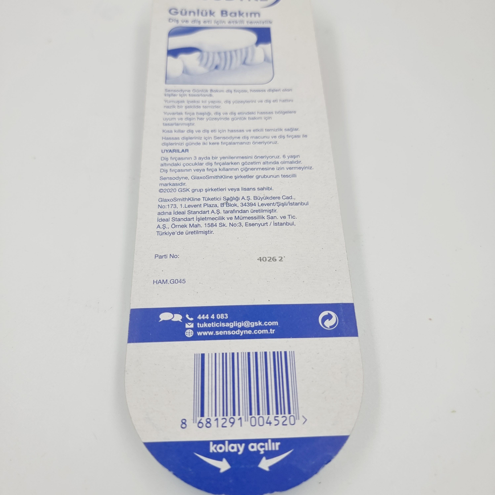 Sensodyne набор зубных щеток (розовая и голубая) для чувствительных зубов, мягкая (из Турции)