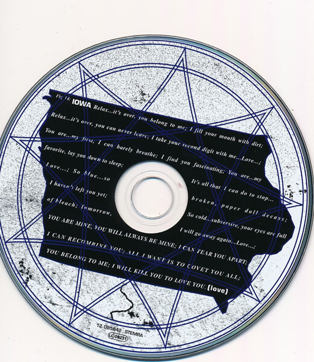 CD Slipknot - Iowa (Европа 2001г.)