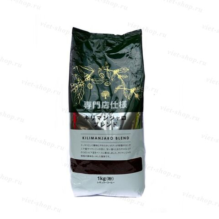 Японский молотый кофе Kilimanjaro Blend, 1кг