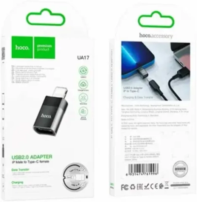 Адаптер OTG на Lightning Hoco UA17i