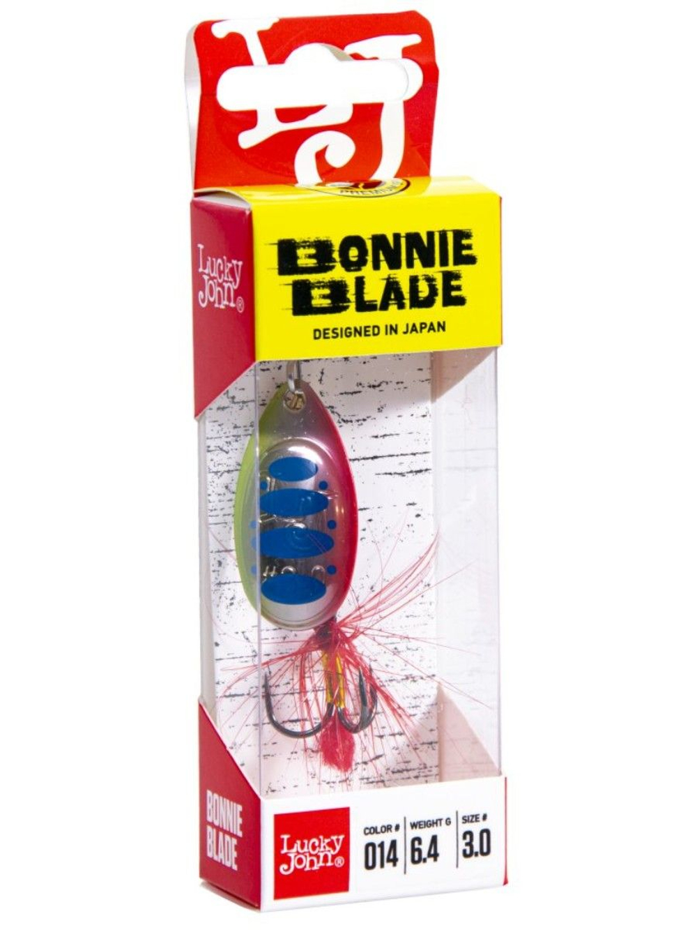 Блесна вращающаяся Lucky John BONNIE BLADE 4 10.3г 011 в блистере