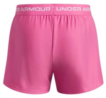 Шорты для девочки теннисные Under Armour Girls Tech Play Up 2-in-1 - pink frenzy/white