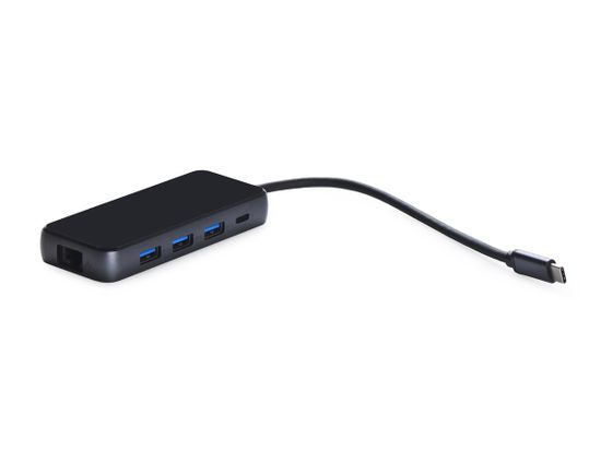 Мультипорт iNeez Type-C to USB / HDMI / CR / PD / RJ45 8IN1