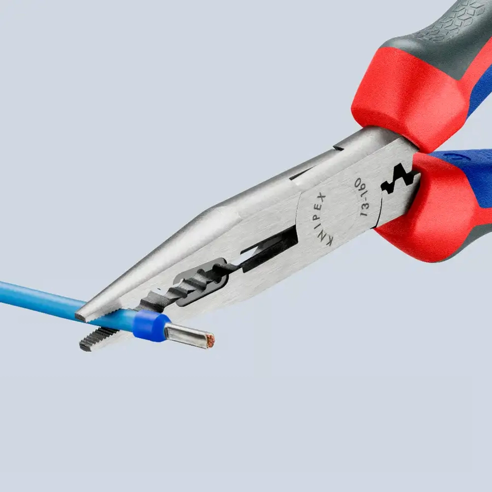Плоскогубцы для монтажа проводов черненые 160 мм Knipex 13 02 160