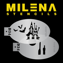 Трафарет Milena D34