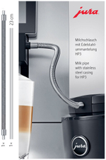 Jura молочный шланг с оболочкой из высококачественной стали HP3 (24114) (Швейцария)