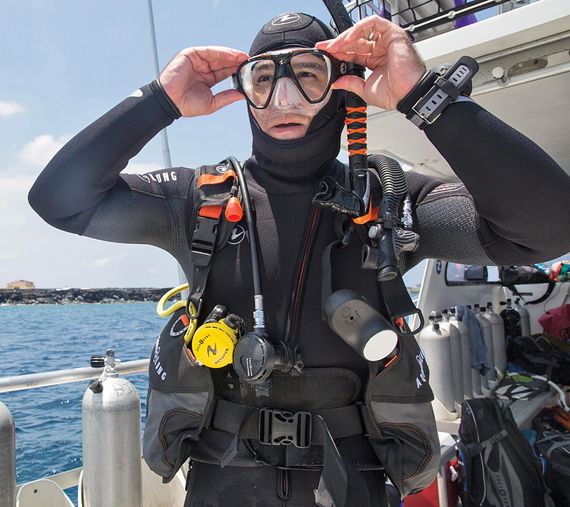 Жилет-компенсатор Aqua Lung Wave Black⁄Charcoal⁄Orange