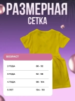 Платье для девочки летнее в садик хлопок 100%