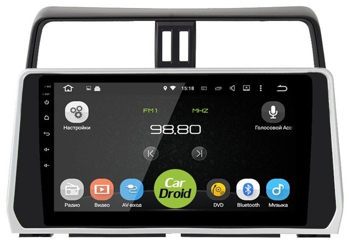 Магнитола для Toyota Land Cruiser Prado 150 2017-2023 - Airok RM-1126 Android 12, SIM-слот