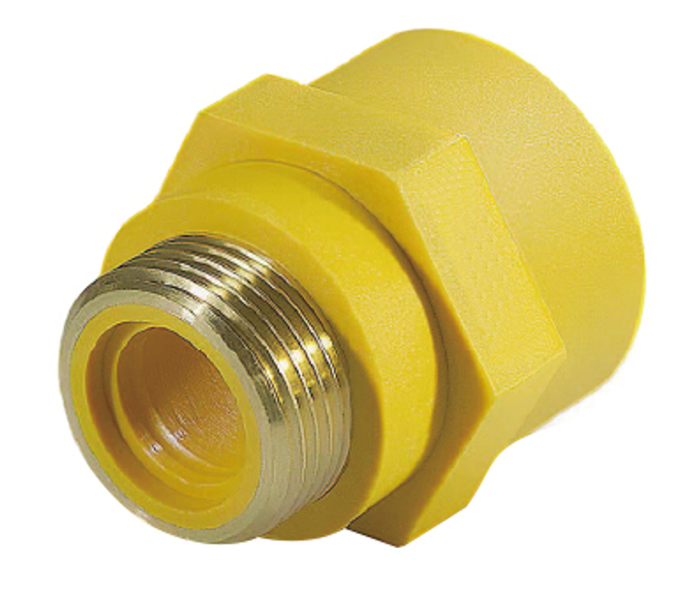 Муфта диэлектрическая для газа AOSKER (ф20) 3/4" НР/ВР