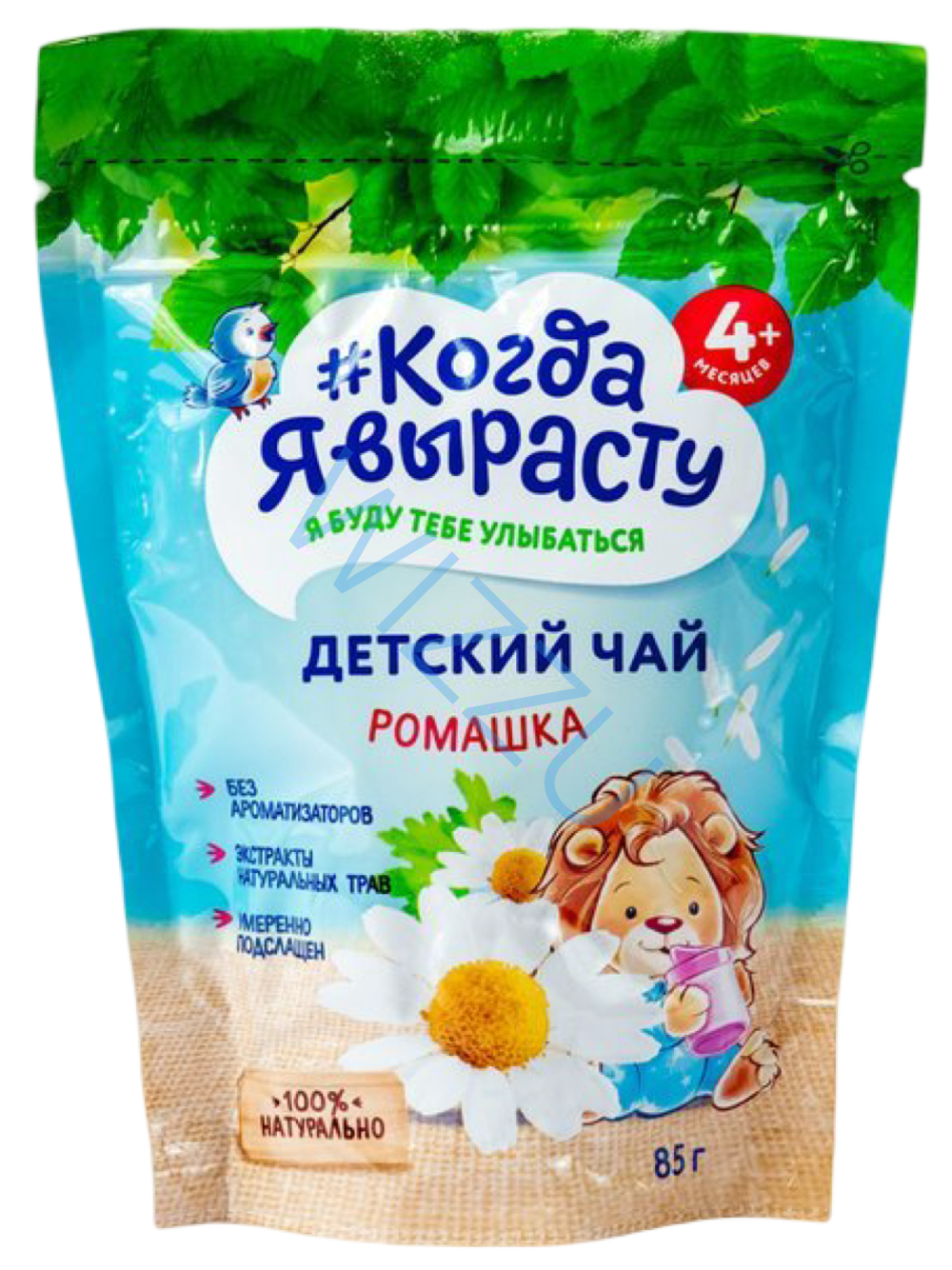 Когда я вырасту чай детский 85гр Ромашка с 4 мес