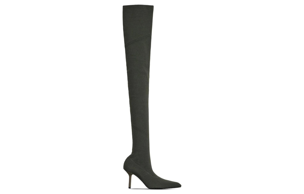 DION LEE Over the knee Boots Women"s Green