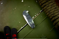 Складной нож Kizer Gemini сталь CPM S35VN StoneWash рукоять Раффир