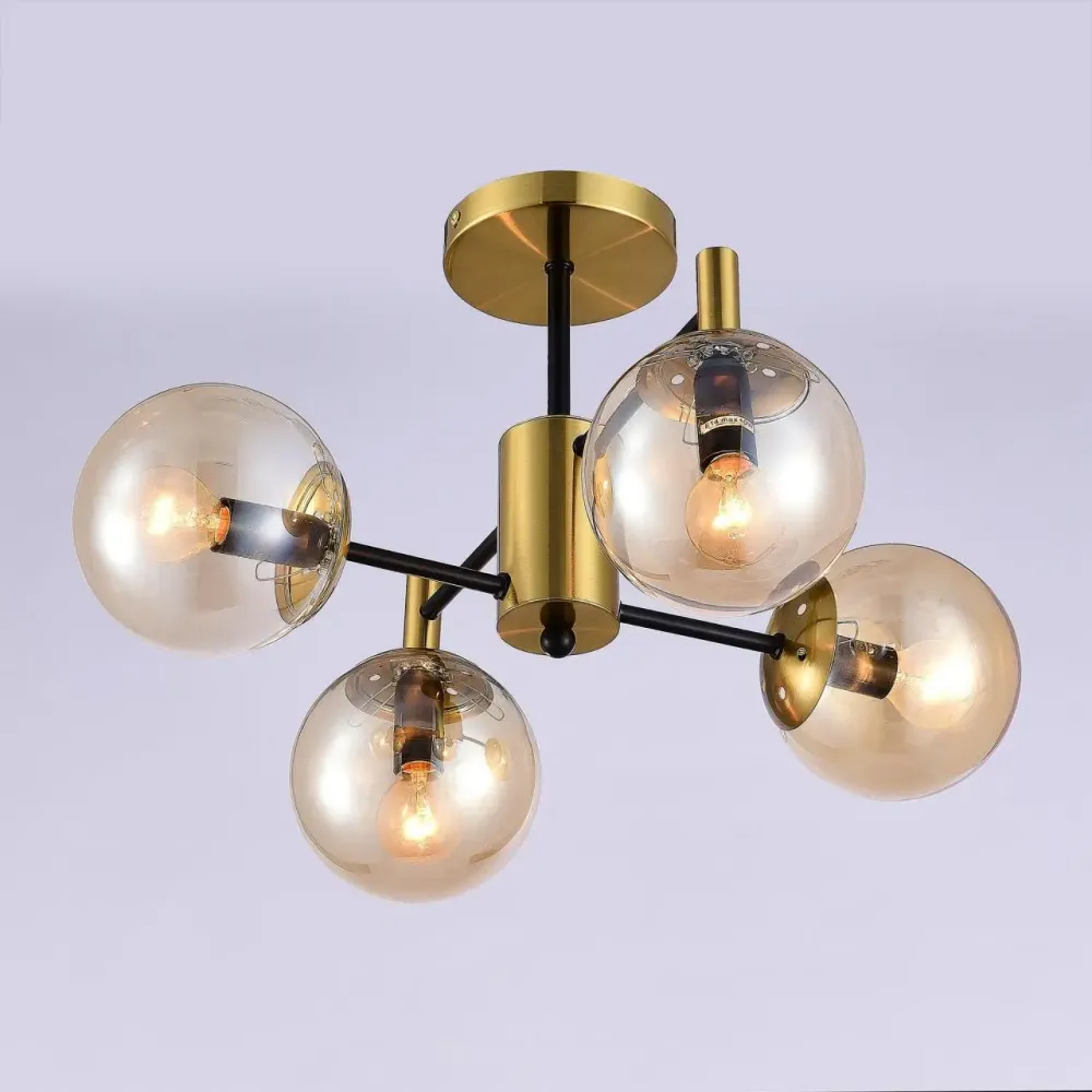 Citilux Шарлиз CL143143 Люстра на штанге Бронза Citilux Шарлиз CL143143 Люстра на штанге Бронза