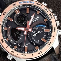 Японские наручные часы Casio Edifice ECB-900GL-1B с хронографом