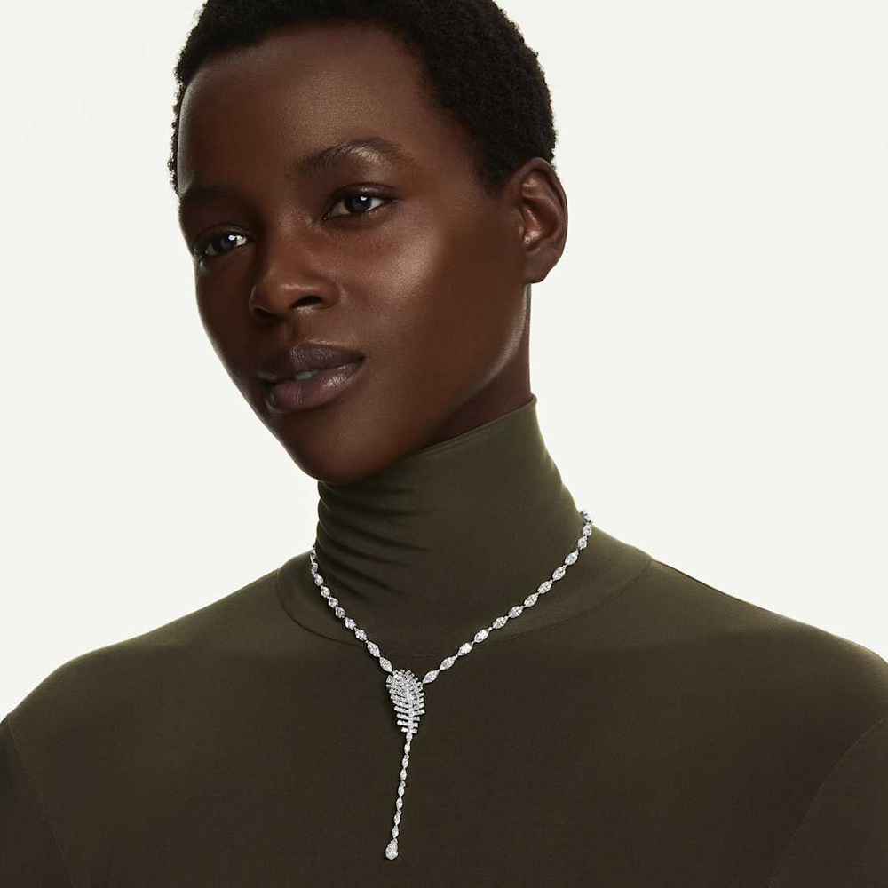 VIENNA:NECKLACE WHI/RHS