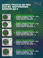 Инверторная мульти сплит-система Ballu Platinum Evolution на 2 комнаты BSUI-FM-09+12 HN8/EU BA3OI-FM/out-21HN8/EU, комплект