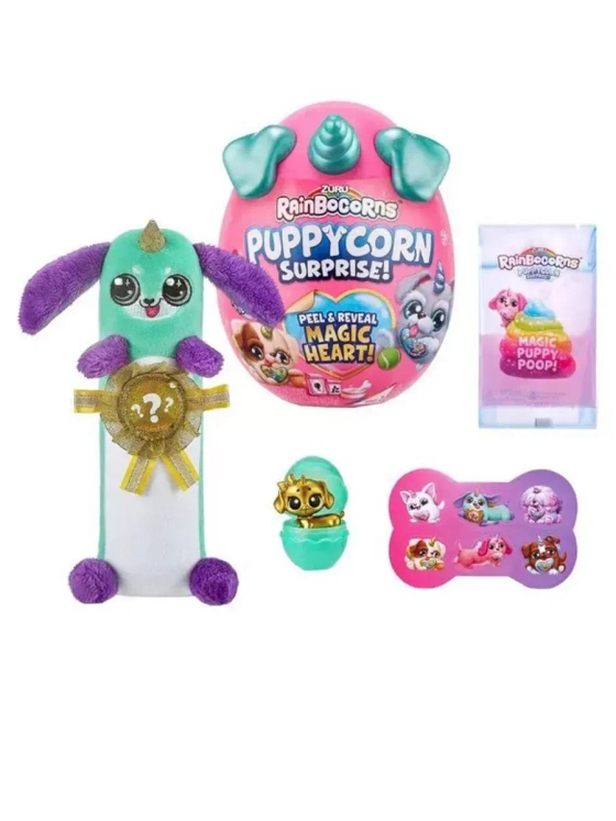 Мягкая игрушка сюрприз яйцо Rainbocorns Puppycorn Зуру 2