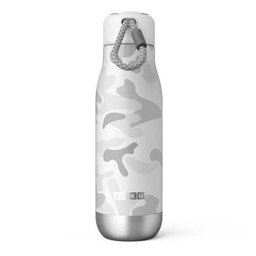 Термос zoku 500 мл white camo