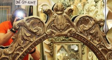 зеркало в деревянной раме 01-69 ( MAGIC MIRROR )