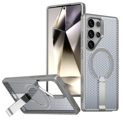 Прозрачный чехол Mesh Pro Magnetic Case для Samsung Galaxy S23 Ultra