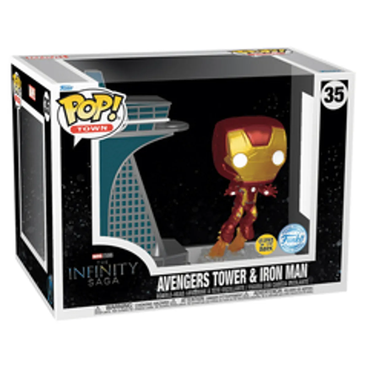 Funko POP! Marvel: Avengers Tower & Iron Man (GW Exc) (35)