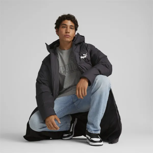 Пуховик мужской Puma Long Hooded Down Coat