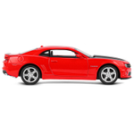 Модель 1:32 Chevrolet Camaro SS, красный, свет, звук, откр. двери, капот и багажник