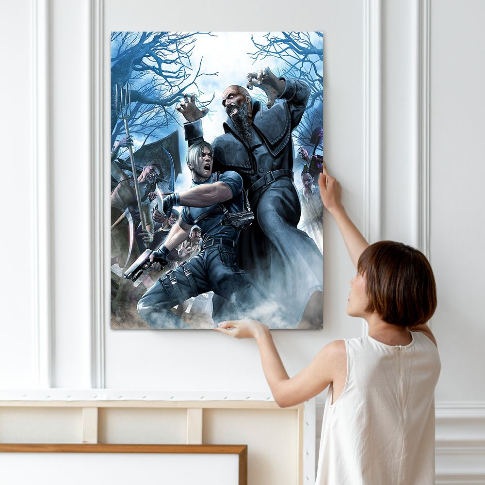 Картина интерьерная karTTina "Resident Evil 4", 50х70см 1шт.