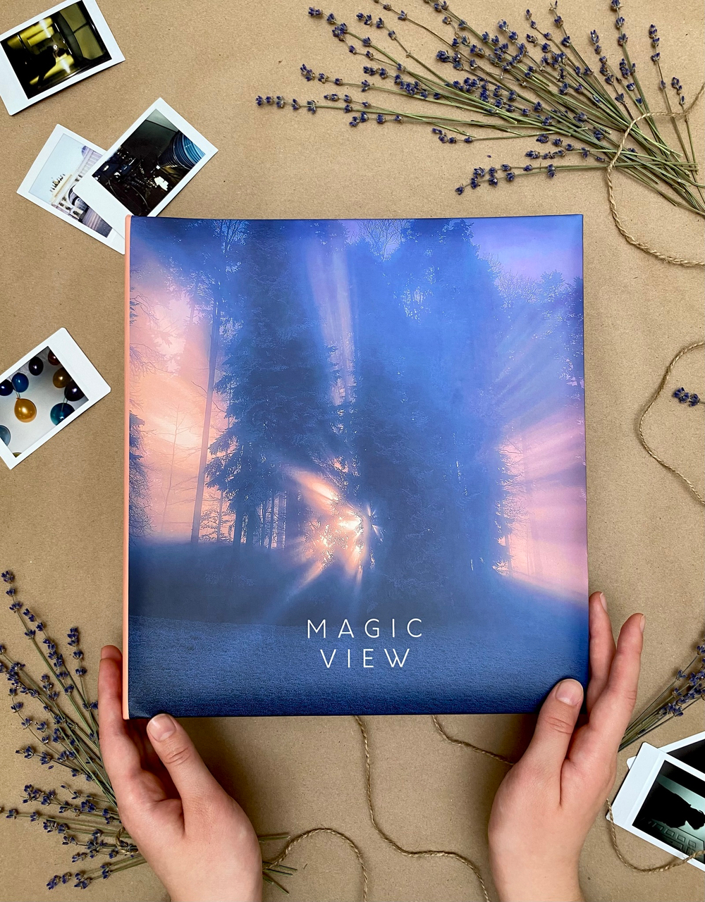 Фотоальбом на 50 магнитных листов 23х28 см, кольца magic view Вспышка