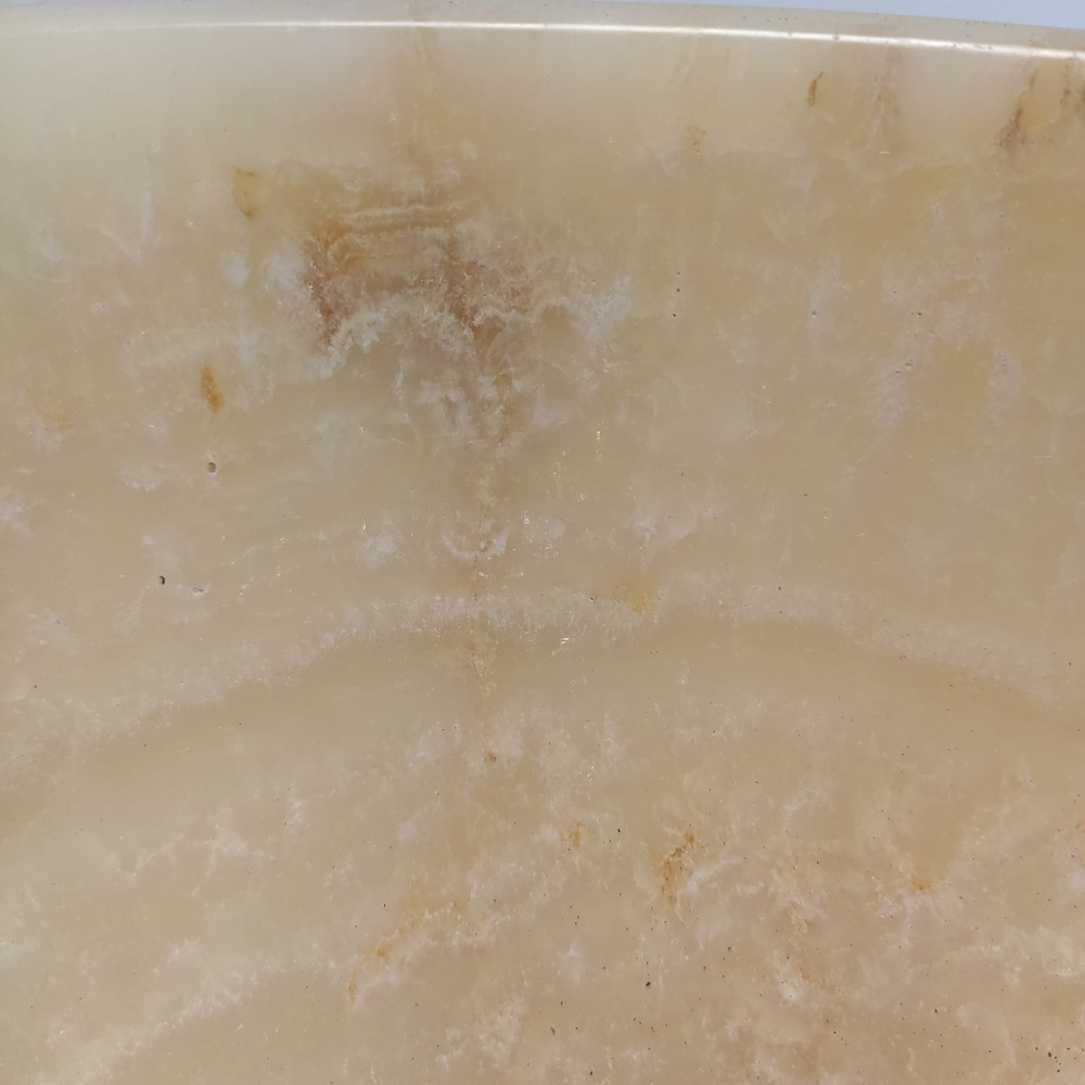 Раковина из оникса Bowl Yellow BO-61091 40x40x15 из натурального камня