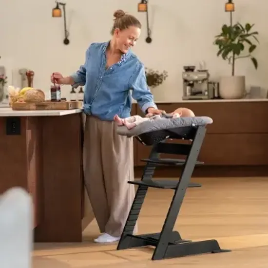 Сиденье для новорождённого Stokke Newborn Set в стульчик Tripp Trapp (Anthracite)
