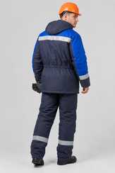 Костюм зимний «Химик» для защиты от растворов кислот и щелочей, воздействия статического электричества, пониженных температур, механических воздействий: истирания, проколов, порезов и ОПЗ, арт. 2.883 — фото 2