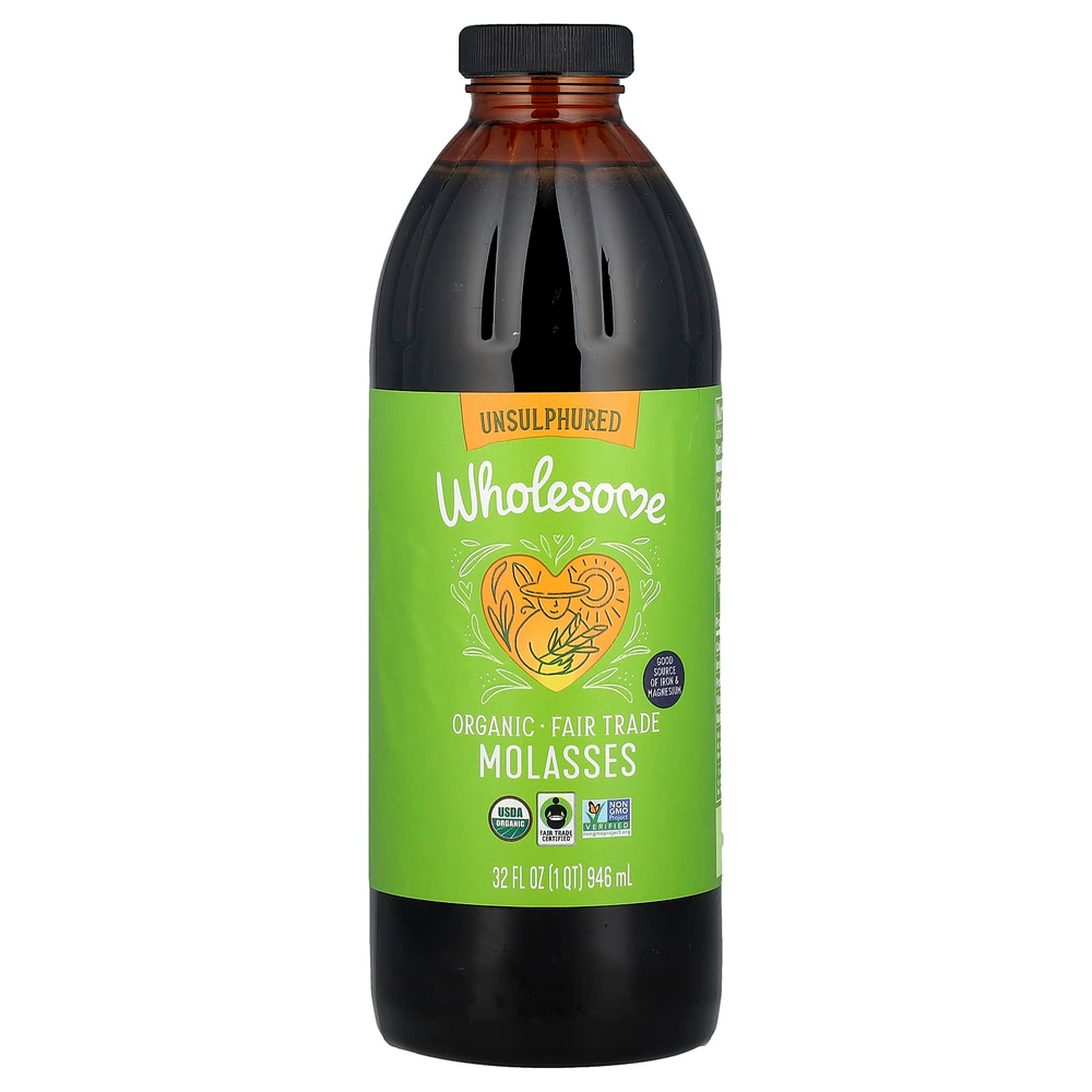 Wholesome Sweeteners, органическая патока,без серы, 944 мл (32 жидк. унции)